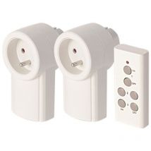 Kit de 2 prises télécommandées 2300 w - Scs Sentinel