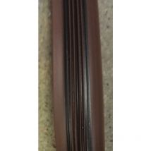 Kit mit 2 Fibrotubi Walnuss-PVC-Dichtungen für Empfangspfosten der Trennwand – 62000011