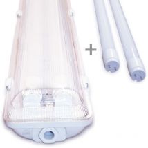 Eclairage Design - Kit 2 tubes led 150cm 3000K + boitier étanche