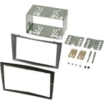 Kit Facade FA152.0MB compatible avec Opel Astra H Corsa D Zafira B -Noir brillant