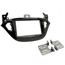 Adnauto - Kit Facade Autoradio FA23029 compatible avec Opel Adam Corsa Non IntelliLink - Noir laque