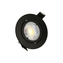 Arlux Lighting - kit 3 focos empotrables negros jade Orient. módulo triac 5W, 4000K, 400lm, Ø83