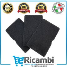 Kit 3 Pezzi Filtro Spugna Evaporatore a Magliatura Larga, Compatibile con Asciugatrice Beko, Dimensioni: 150x240 (mm) Per Modelli: udh tkf gtn dpy dpu