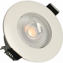 Arlux Lighting - Lot 3 Spots blanc encastrables Fixes ruby Module 5W 400lm Blanc Chaud
