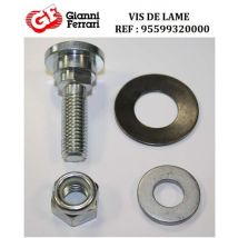 Messerhalter Bolzen Set 4 Stück – 50mm – Gewindedurchmesser 12mm – Kompatibel mit Gianni Ferrari und Bieffebi