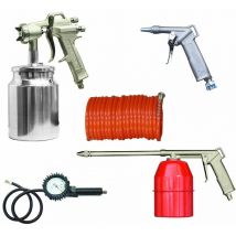 Kit 5 accessoires air comprimé - Outifrance