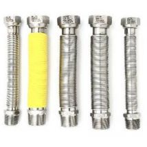 Kit 5 pcs flexible en acier inoxydable extensible pour chaudières à gaz