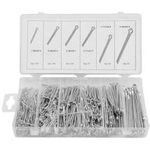 Avimac - Kit 555 Coppiglie Perni Fermi Di Sicurezza In Acciaio Assortimento Varie Misure
