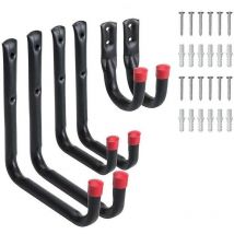Kit 6 pcs Crochets Universels Polyvalents en Métal Mural en Espace en 3 Mesures