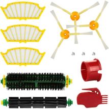 Echoo - kit Accessoires Remplacement de Rechange pour Roomba 500 505 520 510 530 531 535 545 550 552 575 580 595 series Filtre à brosse accessoires