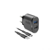 Kit accessoires smartphone Kit voyage USB de recharge avec câble de type C