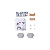 Kit de colle type 1 pour support de papier toilette avec plateau en verre et étagères de douche sélectionnées, collage au - Keuco