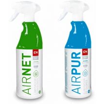 Ch Quimica - Kit Airnet + Airpur Nettoyeur et Désodorisant Climatisation