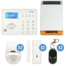 Iprotect Evolution - Kit Alarme gsm 06 avec sirène solaire