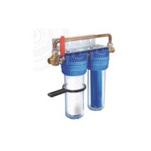 Merkur - Kit Duplex Aquaphos Easy 3/4 (20/27) - Avec Cartouches, équerre, By-pass et Clé