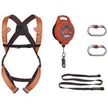 Kit antichute Delta Plus ELARA270 vertical 10m tamaño s/m/l naranja