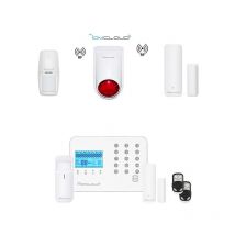 Kit Allarme antifurto Wifi gsm Casa Wireless Combinatore Tuya Alexa con sirena