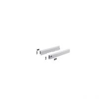 Kit arcitech hauteur 78 pour paroi arrière acier - Longueur : 500 mm - Hauteur : 78 mm - Décor : Champagne - HETTICH