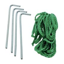 Kit arrimage - piquets corde - pour serre tunnel - pour ref Oxeo 760154