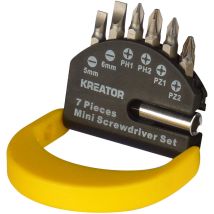 Set Di 6 Punte Per Viti (torx 25mm) Con Relativo Portainserti Kreator