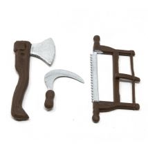 Kit Attrezzi Falegname Miniatura per Presepe 86102