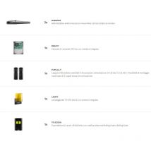 Kit automazione per cancelli a battente 230 vac 3M Beninca 9598106 KBOB30ME.B