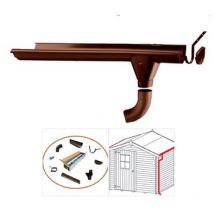 Gartenpro - Gronde grondaie per casette con falde Kit b da cm. 220 a cm. 259