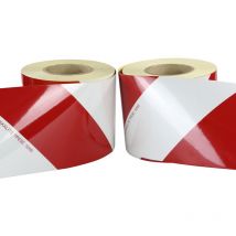 Novap - Kit balisage véhicule adhésif - 2 rouleaux (d et g) de 46m - Classe 1 - 3340068
