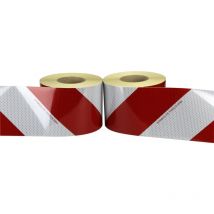 Kit balisage véhicule adhésif - 2 rouleaux (d et g) de 46m - Classe 2 - 3340075