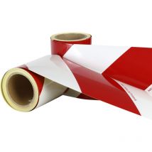 Novap - Kit balisage véhicule adhésif - 2 rouleaux (d et g) de 9m - Classe 1 - 3340044