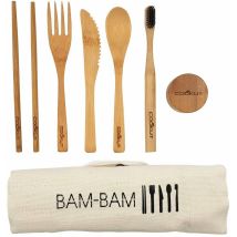 Kit Bam Bam en bambou zéro déchet – Ménagère – Quantité par pack, Matières, Type de produit