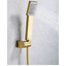 Ensemble de salle de bain avec mitigeur Modèle PISA Couleur Or Finition Or brossé [ IMEX ]