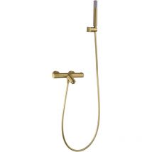 Imex - Ensemble de salle de bains avec thermostatique Modèle monza Couleur Or finition en Or brossé [ ]