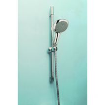Kit barre de douche à douchette sans mitigeur mano - H60cm - Finition chromé