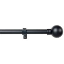 Cintacor - Kit Barre De Rideau Anneau Extensible De 110 À 200cm Noir Stor Planet.