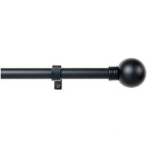 Kit Barre De Rideau Anneau Extensible De 110 à 200cm Noir Stor Planet.