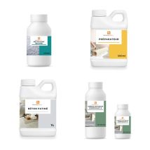 Kit Complet Béton Patiné - 5 M² Mate Bp04 Beige