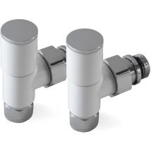 Kit bianco valvola e detentore a squadra per multistrato da 14 mm APM