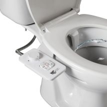 Wc Clean - Kit bidet douchette slim pour abattant 'jet' coloris blanc.