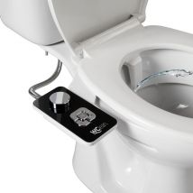 Wc Clean - Kit bidet douchette slim pour abattant 'jet' coloris noir