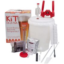 Kit birra artigianale mini biy lux con fermentatore da 13,5 litri - ferrari group