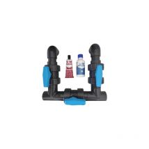 Bypiscine - Kit By Pass 50 mm complet pour pompe à chaleur ou électrolyseur au sel