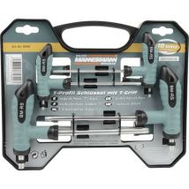 Officina e meccanica Kit cacciaviti 8 parti Profilo a t - Brüder Mannesmann
