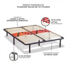 Maison Aubertin - Kit cadre à lattes - 90 x 190 cm - Morphologique Zones de Confort