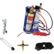 Bricolife - Kit cannello portatile professionale saldatura ossigeno brasatura 3100°C/5612°F