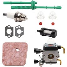 Kit carburatore per stihl FS55 FS55R FS55RC FS38 KM55 HL45 KM55R kit pilota carburante filtro aria kit candela