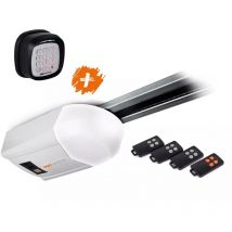 Scs Sentinel - Kit motorisation+4 télécommandes+clavier à code sans fil, CarGate 800 trio family