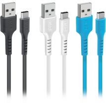 Kit Cavi Usb Ricarica e Dati Con Cavi Colorati