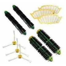 Thsinde - Kit cepillo central compatible para iRobot Roomba + 3 filtros + 3 cepillos laterales de 3 brazos Serie 500 510 520 521 530