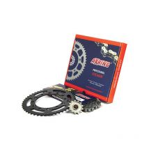 Axring - Kit Chaine Origine Honda Cr 85 r Grandes Roues 2002 - 15x55 Alu - 420 Sans Joints Toriques